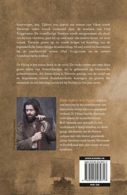 Kaft van De Viking: Deel 1 Van De Jomsviking Serie: Torstein Tormodson, Krijger En Huurling, Raakt Betrokken Bij Een Gruwelijke Machtstrijd (jomsviking (1))
