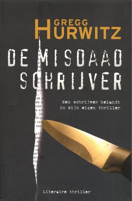 Kaft van De Misdaadschrijver