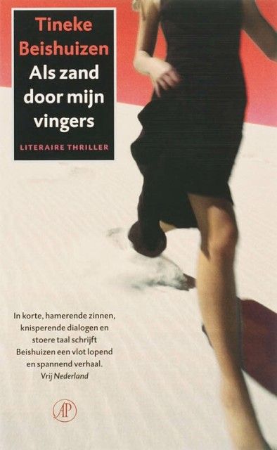 Kaft van Als zand door mijn vingers : literaire thriller