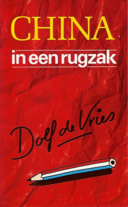 Kaft van China in een rugzak