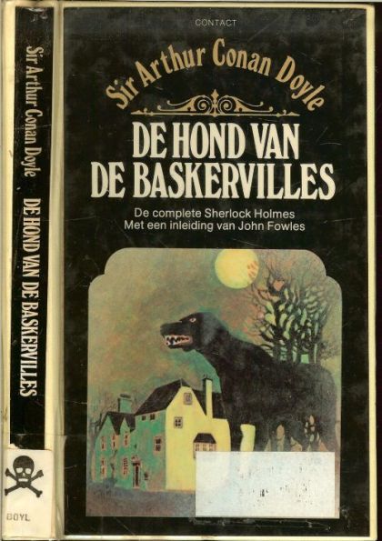 Kaft van De hond van de Baskervilles