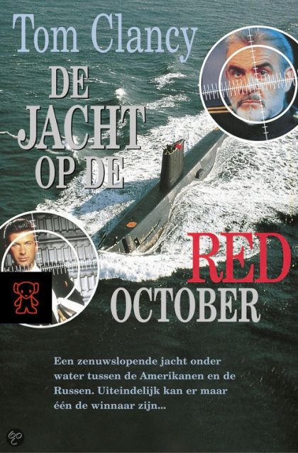 Kaft van De jacht op de Red October