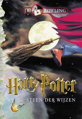 Kaft van Harry Potter en de steen der wijzen