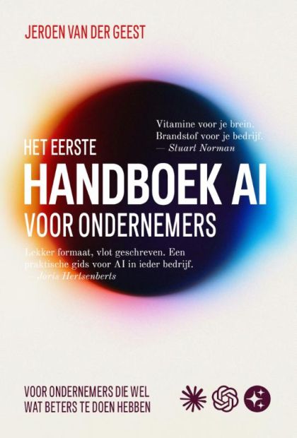 Kaft van Handboek AI voor ondernemers