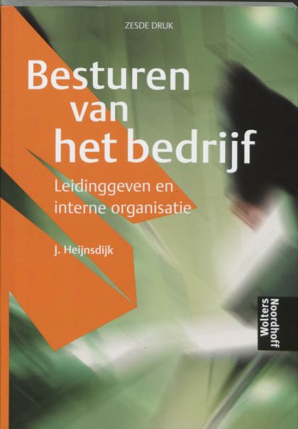 Kaft van Besturen van het bedrijf